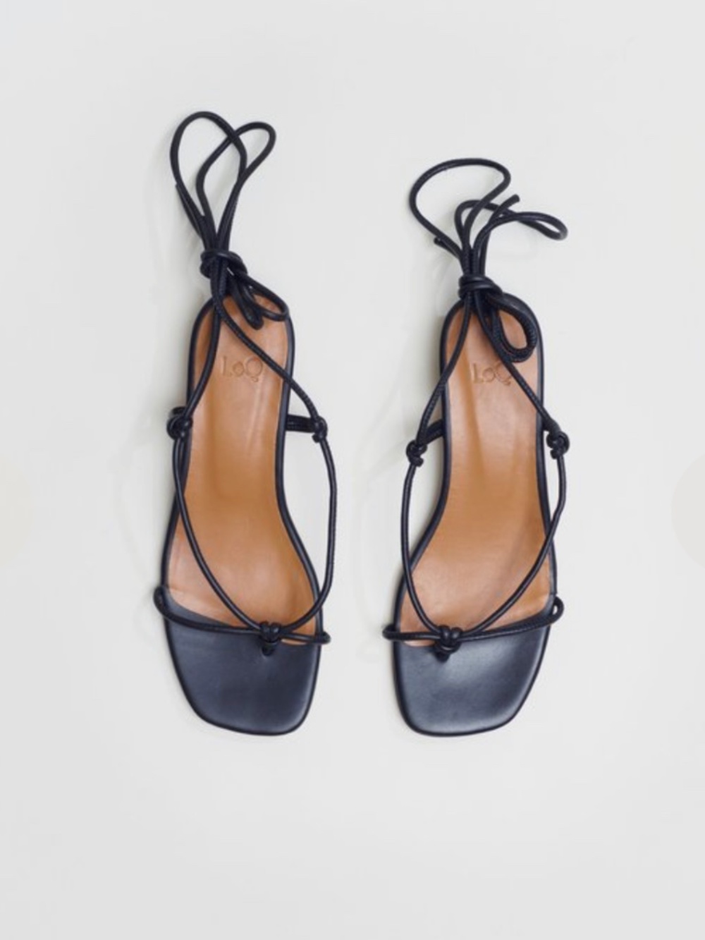 LOQ Black Dora Sandals, 38
